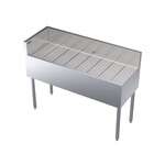 Krowne Metal KR19-C48L Stainless Steel Underbar Drain Workboard Unit, Freestanding, 48" x 19"