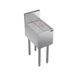 Krowne Metal KR19-GS12 Stainless Steel Underbar Drain Workboard Unit, Freestanding, 12" x 19"