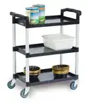 Lakeside Manufacturing 2500 Open Base Stain-Resistant Plastic Utility Cart