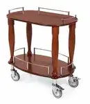 Lakeside Manufacturing 70010 Serving Cart-Bordeaux