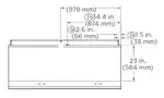 Lang Manufacturing 224S Griddle, Gas, Countertop