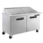 Maxx Cold MXCR60MHC 61.20'' Mega Top Refrigerated Salad / Sandwich Prep Table