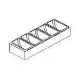 Perlick Corporation CC5 Condiment Tray