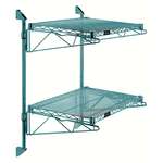 Quantum Food Service WC34-CB1236P Cantilever Double Shelf Post Wall Mount