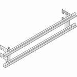 Rational 60.12.139 Two-Shelf Full Size Sheet Pan Adapter