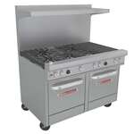 Southbend 4482EE-5L Range, 48" Restaurant, Gas