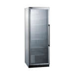 Summit Commercial SCR1401LHCSS Refrigerated Glass Door Merchandiser