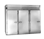 Traulsen AIH332LP-FHS Spec-Line 117.5 cu. ft. 3 Section Solid Door Roll-Thru Heated Cabinet, Stainless Steel and Aluminum - 115/208 Volts, 100.5"W x 39.13"D x 83.25"H