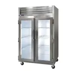 Traulsen G27017P 52.13'' 49.75 cu. ft. 2 Section Glass/Solid Door Pass-Thru Refrigerator