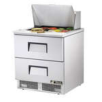 True Mfg. - General Foodservice TFP-32-12M-D-2 Mega Top Refrigerated Salad / Sandwich Prep Table