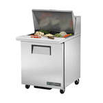 True Mfg. - General Foodservice TSSU-27-12M-B-HC Mega Top Refrigerated Salad / Sandwich Prep Table