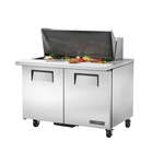 True Mfg. - General Foodservice TSSU-48-18M-B-HC Mega Top Refrigerated Salad / Sandwich Prep Table