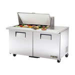 True Mfg. - General Foodservice TSSU-60-18M-B-HC Mega Top Refrigerated Salad / Sandwich Prep Table