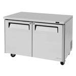 Turbo Air MUF-48-N 2 Door Undercounter Freezer, 48.25'' W