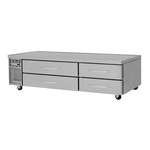 Turbo Air PRCBE-96R-N 96" 4 Drawer Stainless Steel Refrigerated Chef Base