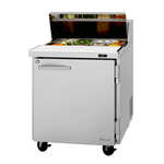 Turbo Air PST-28-N(-L) 27.50'' Refrigerated Salad / Sandwich Prep Table