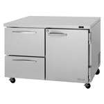 Turbo Air PUF-48-D2R(L)-N 1 Door Undercounter Freezer, 48.25'' W