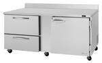 Turbo Air PWR-72-D2R(L)-N Refrigerated Counter, Work Top