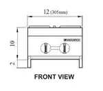 Turbo Air TAHP-12-2 2 Burner Hotplate, Countertop, Gas