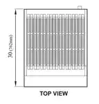 Turbo Air TARB-18 Radiant Charbroiler, Gas, Countertop