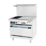 Turbo Air TARG-24G2B Restaurant Gas Range with 2 Burners - 136,000 BTU