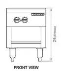 Turbo Air TASP-18-D Radiance Gas 158,000 BTU Dual 3-Ring Burner Stock Pot Range