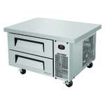 Turbo Air TCBE-36SDR-E-N6 41.63" 2 Drawer Stainless Steel Refrigerated Chef Base