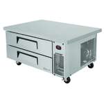 Turbo Air TCBE-48SDR-E-N 53.63" 2 Drawer Stainless Steel Refrigerated Chef Base