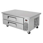 Turbo Air TCBE-52SDR-E-N 58.25" 2 Drawer Stainless Steel Refrigerated Chef Base