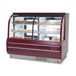 Turbo Air TCGB-60-CO-R 60.5'' Refrigerated Bakery Display Case with 4 Shelves