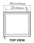 Turbo Air TGM-15SD-N6 26.38'' Refrigerated Glass Door Merchandiser