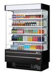 Turbo Air TOM-50SEW(B)-N Merchandiser, Open Refrigerated Display