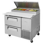 Turbo Air TPR-44SD-D2-N 44'' Refrigerated Pizza Prep Table