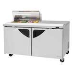 Turbo Air TST-60SD-08S-N-CL 60.38'' Refrigerated Salad / Sandwich Prep Table