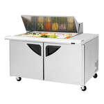 Turbo Air TST-60SD-18M-N(-LW) 60.38'' Mega Top Refrigerated Salad / Sandwich Prep Table