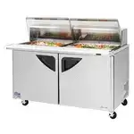 Turbo Air TST-60SD-24-N-CL 60.25'' Mega Top Refrigerated Salad / Sandwich Prep Table