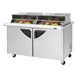 Turbo Air TST-60SD-24-N-DS 60.25'' Mega Top Refrigerated Salad / Sandwich Prep Table