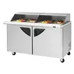 Turbo Air TST-60SD-24-N-SL 60.25'' Mega Top Refrigerated Salad / Sandwich Prep Table