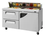 Turbo Air TST-60SD-D2R-N
 60.25'' 
 


Refrigerated Sandwich / Salad Prep Table
with