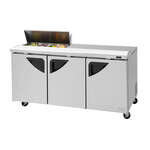 Turbo Air TST-72SD-08S-N(-LW) 72.63'' Refrigerated Salad / Sandwich Prep Table