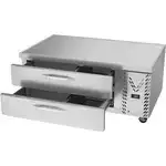 Victory Refrigeration CBR52HC 52" 2 Drawer Stainless & Galvanized Steel Exterior, Aluminum Interior Refrigerated Chef Base