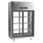 Victory Refrigeration DRSA-2D-S1-PT-LD-HC Glass Door Refrigerator, Pass-Thru - 2 Section