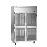 Victory Refrigeration VERSA-2D-HG-HC Glass Half Door Refrigerator, Reach-In - 2 Section