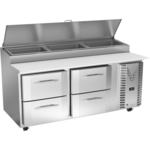 Victory Refrigeration VPPD72HC-4 72.13'' Refrigerated Pizza Prep Table