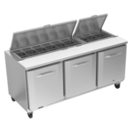 Victory Refrigeration VSP72HC-18 72.00'' Refrigerated Salad / Sandwich Prep Table