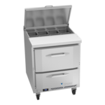 Victory Refrigeration VSPD27HC-08-2 27.00'' Refrigerated Salad / Sandwich Prep Table