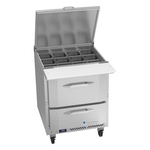 Victory Refrigeration VSPD27HC-12B-2 27.00'' Mega Top Refrigerated Salad / Sandwich Prep Table