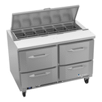 Victory Refrigeration VSPD48HC-12-4 48.00'' Refrigerated Salad / Sandwich Prep Table