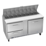 Victory Refrigeration VSPD60HC-16-2 60.00'' Refrigerated Salad / Sandwich Prep Table